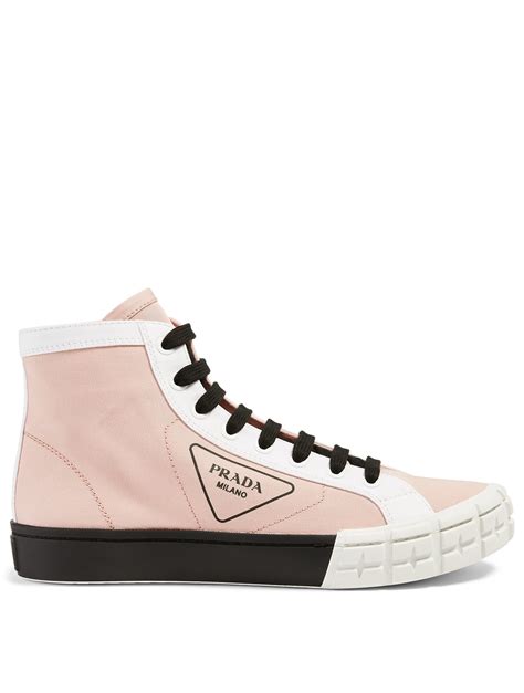 prada gabardine platform sneakers|prada gabardine high top sneakers.